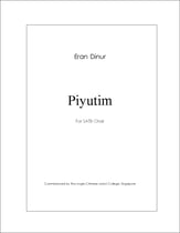 Piyutim SATB choral sheet music cover